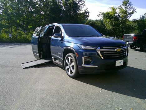 Used Wheelchair Van For Sale: 2023 Chevrolet Traverse LT Leather Wheelchair Accessible Van For Sale with a BraunAbility Braun XI on it. VIN: 1GNERHKW3PJ245978