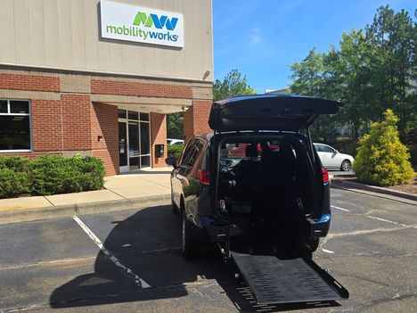 Used Wheelchair Van For Sale: 2025 Chrysler Pacifica SELECT Wheelchair Accessible Van For Sale with a FR Conversions Manual Rear Entry on it. VIN: 2C4RC1BG3SR519079