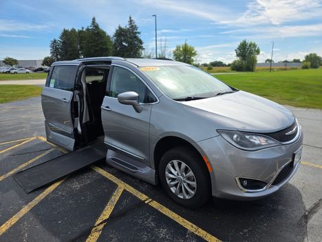 Used Wheelchair Van For Sale: 2018 Chrysler Pacifica Touring L Wheelchair Accessible Van For Sale with a Vantage Mobility VMI Northstar on it. VIN: 2C4RC1BG6JR210902