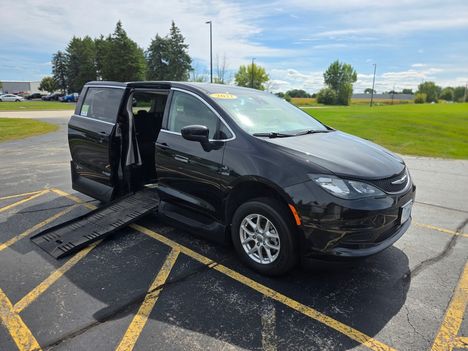 Used Wheelchair Van For Sale: 2022 Chrysler Voyager LX Wheelchair Accessible Van For Sale with a Vantage Mobility Legend on it. VIN: 2C4RC1CG4NR135461