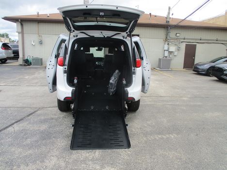 New Wheelchair Van For Sale: 2026 Chrysler Voyager LX Wheelchair Accessible Van For Sale with a FR Conversions Manual Rear Entry on it. VIN: 2C4RC1CG4TR269450