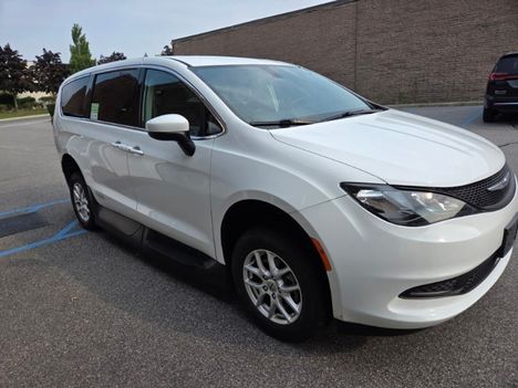 Used Wheelchair Van For Sale: 2022 Chrysler Voyager LX Wheelchair Accessible Van For Sale with a Vantage Mobility Legend on it. VIN: 2C4RC1CG6NR186637