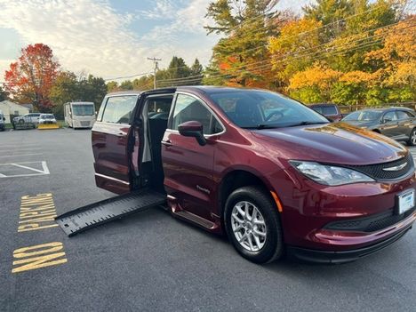 Used Wheelchair Van For Sale: 2023 Chrysler Voyager LX Wheelchair Accessible Van For Sale with a BraunAbility Braun XT on it. VIN: 2C4RC1CG7PR560899