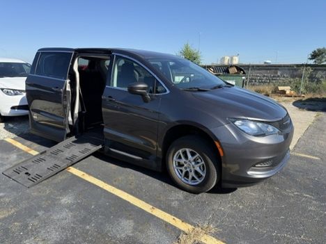 Used Wheelchair Van For Sale: 2022 Chrysler Voyager LX Wheelchair Accessible Van For Sale with a Vantage Mobility VMI Summit on it. VIN: 2C4RC1CG8NR155129