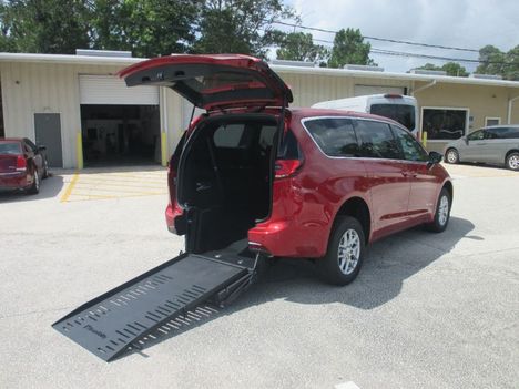 Used Wheelchair Van For Sale: 2024 Chrysler Pacifica Touring Wheelchair Accessible Van For Sale with a BraunAbility Braun Rear Entry on it. VIN: 2C4RC1FG2RR163745