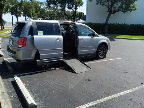 Used Wheelchair Van For Sale: 2017 Dodge Grand Caravan SXT Wheelchair Accessible Van For Sale with a Adaptive Vans Side Entry on it. VIN: 2C4RDGCGXHR766171