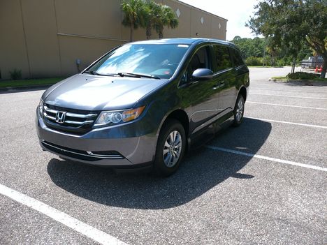 Used Wheelchair Van For Sale: 2017 Honda Odyssey EX-L Wheelchair Accessible Van For Sale with a Vantage Mobility VMI Northstar on it. VIN: 5FNRL5H63HB001080