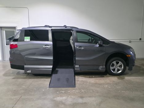 Used Wheelchair Van For Sale: 2019 Honda Odyssey EX-L Wheelchair Accessible Van For Sale with a Vantage Mobility VMI Northstar on it. VIN: 5FNRL6H72KB062524