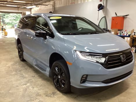 Used Wheelchair Van For Sale: 2023 Honda Odyssey Sport Wheelchair Accessible Van For Sale with a Vantage Mobility VMI Northstar on it. VIN: 5FNRL6H77PB040428