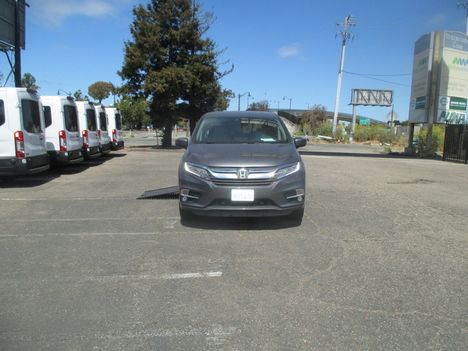 Used Wheelchair Van For Sale: 2021 Honda Odyssey Elite Wheelchair Accessible Van For Sale with a Vantage Mobility VMI Northstar on it. VIN: 5FNRL6H93MB000876