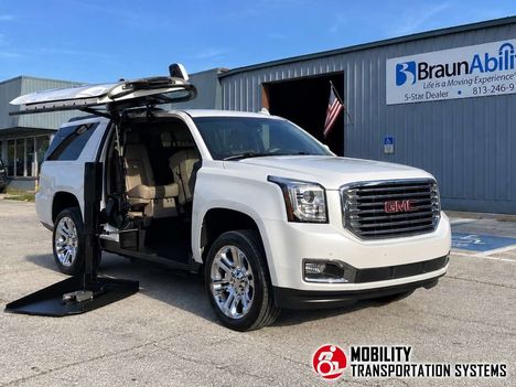Used Wheelchair Van For Sale: 2019 Gmc Yukon XL SLT Wheelchair Accessible Van For Sale with a ATC Wheelchair Truck Conversions Chevrolet and GMC on it. VIN: 1GKS1GKC0KR172019
