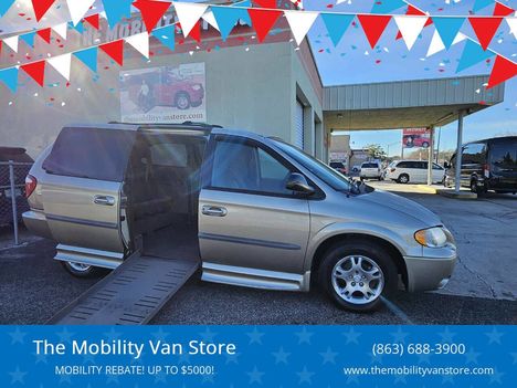 Used Wheelchair Van For Sale: 2002 Dodge Grand Caravan Sport 4dr Extended Mini Van Wheelchair Accessible Van For Sale with a BraunAbility Dodge Entervan II on it. VIN: 1B4GP44322B609570