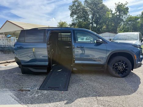 Used Wheelchair Van For Sale: 2026 Chevrolet Traverse LT Wheelchair Accessible Van For Sale with a  on it. VIN: 1GBERGKS0TJ351819