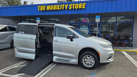 New Wheelchair Van For Sale: 2024 Chrysler Pacifica Touring L 4dr Mini Van Wheelchair Accessible Van For Sale with a VMI Chrysler Pacifica Northstar Access360 by VMI on it. VIN: 2C4RC1BG2RR184455