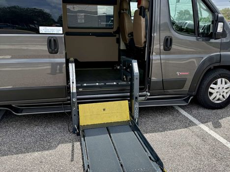 Used Wheelchair Van For Sale: 2020 Ram Promaster 2500 High Roof Wheelchair Accessible Van For Sale with a TEMPEST Pro-Master Tempest XL on it. VIN: 3C6TRVDG1LE101851