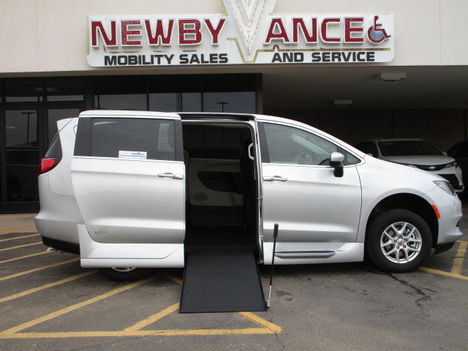 New Wheelchair Van For Sale: 2022 Chrysler Voyager LX Wheelchair Accessible Van For Sale with a  on it. VIN: 2C4RC1CG1NR163542