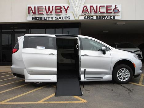New Wheelchair Van For Sale: 2022 Chrysler Voyager LX Wheelchair Accessible Van For Sale with a  on it. VIN: 2C4RC1CG1NR163542
