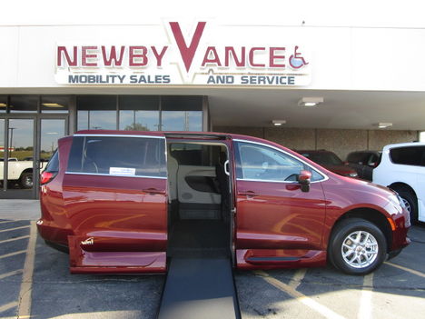 New Wheelchair Van For Sale: 2022 Chrysler Voyager LX Wheelchair Accessible Van For Sale with a  on it. VIN: 2C4RC1CG3NR163395