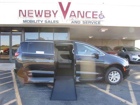 New Wheelchair Van For Sale: 2022 Chrysler Voyager LX Wheelchair Accessible Van For Sale with a  on it. VIN: 2C4RC1CG4NR155032