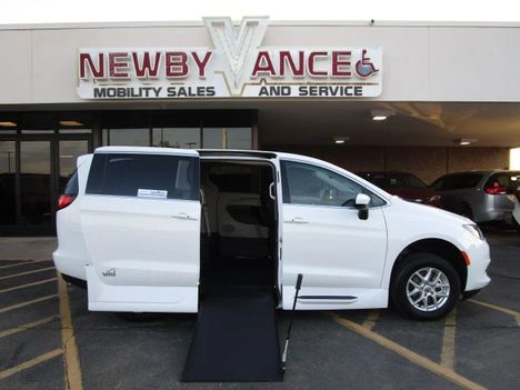 New Wheelchair Van For Sale: 2022 Chrysler Voyager LX Wheelchair Accessible Van For Sale with a  on it. VIN: 2C4RC1CG7NR163447