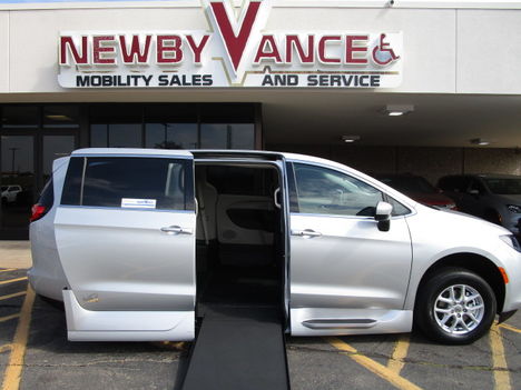 New Wheelchair Van For Sale: 2022 Chrysler Voyager LX Wheelchair Accessible Van For Sale with a  on it. VIN: 2C4RC1CG9NR147640