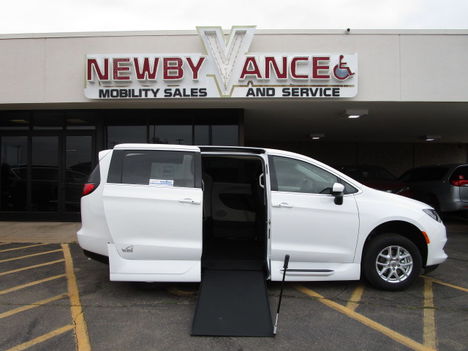 New Wheelchair Van For Sale: 2022 Chrysler Voyager LX Wheelchair Accessible Van For Sale with a  on it. VIN: 2C4RC1CGXNR155021