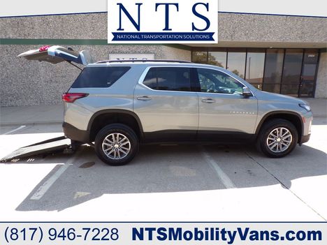 Used Wheelchair Van For Sale: 2023 Chevrolet Traverse LT CLOTH Wheelchair Accessible Van For Sale with a  on it. VIN: 1GNERGKW4PJ156141