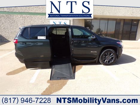 Used Wheelchair Van For Sale: 2021 Chevrolet Traverse RS Wheelchair Accessible Van For Sale with a  on it. VIN: 1GNERJKW6MJ174634