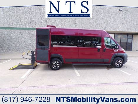 Used Wheelchair Van For Sale: 2016 Ram Promaster 2500 WINDOW HIGH ROOF Wheelchair Accessible Van For Sale with a  on it. VIN: 3C6TRVPG6GE108442