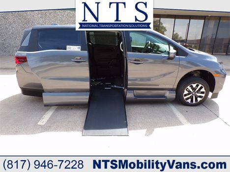 New Wheelchair Van For Sale: 2026 Honda Odyssey EX-L Wheelchair Accessible Van For Sale with a  on it. VIN: 5FNRL6H66TB056623
