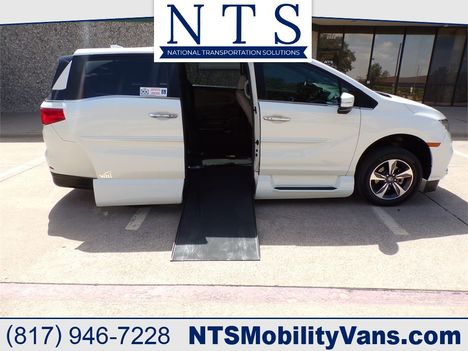 Used Wheelchair Van For Sale: 2019 Honda Odyssey TOURING Wheelchair Accessible Van For Sale with a  on it. VIN: 5FNRL6H85KB089063