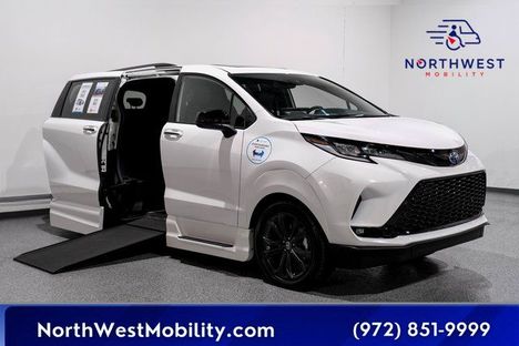 New Wheelchair Van For Sale: 2025 Toyota Sienna XSE Wheelchair Accessible Van For Sale with a  on it. VIN: 5TDDRKEC0SS262459