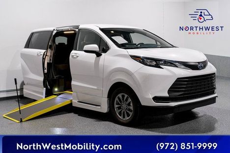 New Wheelchair Van For Sale: 2025 Toyota Sienna LE Wheelchair Accessible Van For Sale with a  on it. VIN: 5TDKSKFC3SS205506