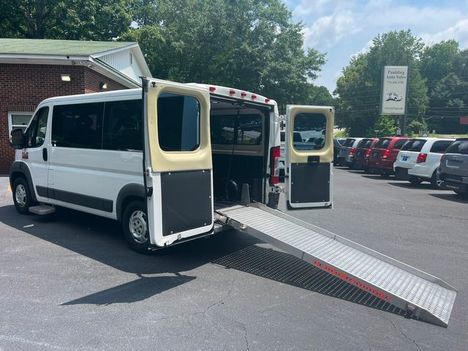 New Wheelchair Van For Sale: 2015 Ram Promaster 1500 136 WB handicap wheelchair rear ent Wheelchair Accessible Van For Sale with a  on it. VIN: 3C6TRVAG2FE500762