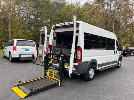 New Wheelchair Van For Sale: 2015 Ram Promaster 2500 159 WB handicap wheelchair rear ent Wheelchair Accessible Van For Sale with a  on it. VIN: 3C6TRVPG0FE520869