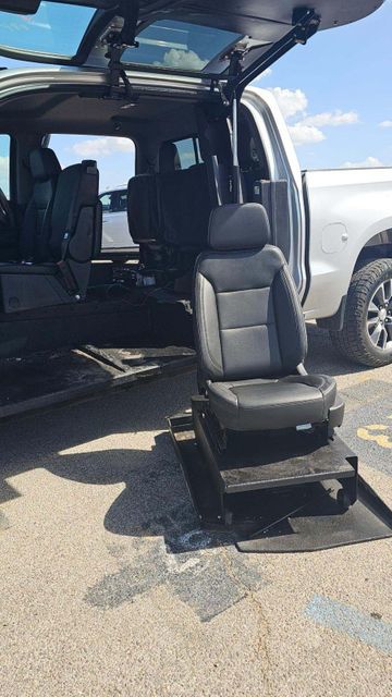 New Wheelchair Van For Sale: 2020 Chevrolet Silverado LT handicap wheelchair accessible ATC tr Wheelchair Accessible Van For Sale with a  on it. VIN: 3GCPWCED1LG320261