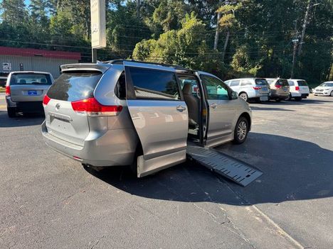 New Wheelchair Van For Sale: 2011 Toyota Sienna XLE handicap, wheelchair accessible side Wheelchair Accessible Van For Sale with a  on it. VIN: 5TDYK3DC6BS095005