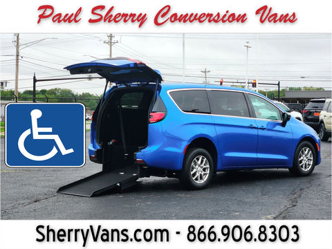 New Wheelchair Van For Sale: 2027 Chrysler Pacifica Select Wheelchair Accessible Van For Sale with a ATS - ATS Rear Entry on it. VIN: 2C4RC1BGXVR557395