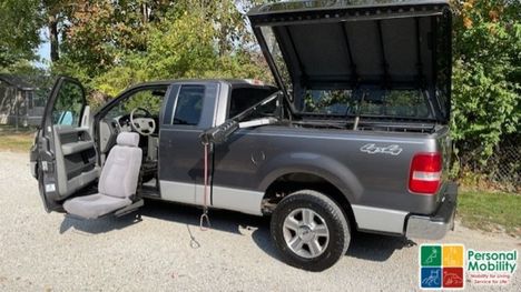 Used Wheelchair Van For Sale: 2005 Ford F-150 XLT Wheelchair Accessible Van For Sale with a  on it. VIN: 1FTRX14W15FA79089