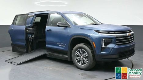 New Wheelchair Van For Sale: 2026 Chevrolet Traverse LT Wheelchair Accessible Van For Sale with a BraunAbility Chevrolet Traverse - Wheelchair SUV on it. VIN: 1GBERGKS2TJ327022