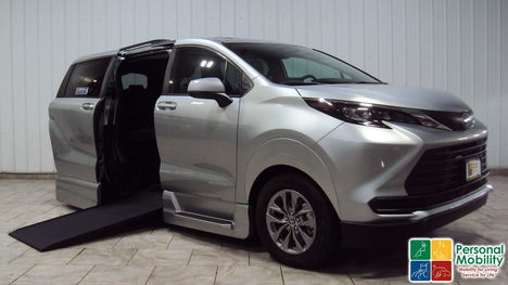 New Wheelchair Van For Sale: 2025 Toyota Sienna LE Wheelchair Accessible Van For Sale with a VMI Toyota Sienna Hybrid - AWD on it. VIN: 5TDBSKFC2SS163412
