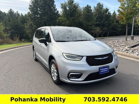 Used Wheelchair Van For Sale: 2024 Chrysler Pacifica Touring L Wheelchair Accessible Van For Sale with a BraunAbility Side Ramp CV on it. VIN: 2C4RC1BG1RR168022