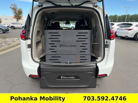 Used Wheelchair Van For Sale: 2024 Chrysler Pacifica Touring L Wheelchair Accessible Van For Sale with a BraunAbility Rear Ramp V7 on it. VIN: 2C4RC1BG6RR124307