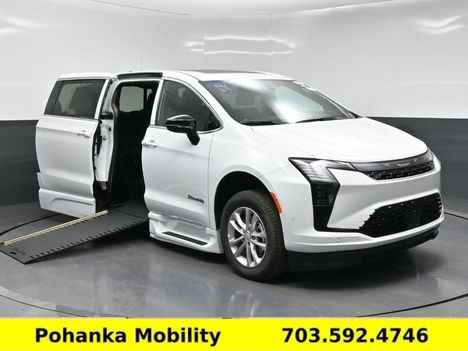 New Wheelchair Van For Sale: 2027 Chrysler Pacifica Select Wheelchair Accessible Van For Sale with a BraunAbility Side Ramp XI on it. VIN: 2C4RC1BG9VR555265
