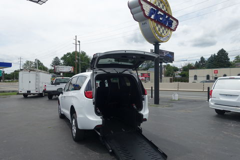 New Wheelchair Van For Sale: 2026 Chrysler Voyager LX Wheelchair Accessible Van For Sale with a  on it. VIN: 2C4RC1CG8TR198009
