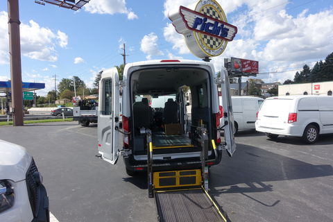 Used Wheelchair Van For Sale: 2015 Ford Transit 350 XL High Roof Wheelchair Accessible Van For Sale with a  on it. VIN: 1FBZX2CMXFKA23512