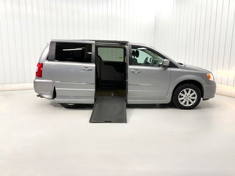 Used Wheelchair Van For Sale: 2014 Chrysler Town & Country TOURING-K Wheelchair Accessible Van For Sale with a Rollx 11 Inch Drop Floor Conversion with In-the-floor Ramp on it. VIN: 401428B