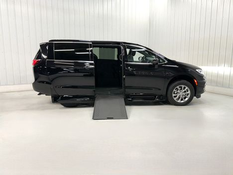 New Wheelchair Van For Sale: 2026 Chrysler Pacifica LTD Wheelchair Accessible Van For Sale with a Rollx 12.5 Inch Drop Floor Conversion with In-the-floor Ramp on it. VIN: 401815
