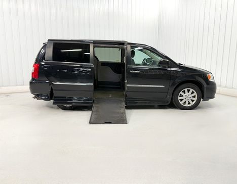 Used Wheelchair Van For Sale: 2016 Chrysler Town & Country TOURING-K Wheelchair Accessible Van For Sale with a Rollx 11 Inch Drop Floor Conversion with In-the-floor Ramp on it. VIN: 401826A