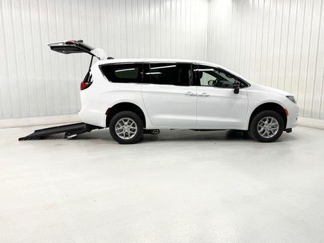 New Wheelchair Van For Sale: 2026 Chrysler Voyager LX REAR EN Wheelchair Accessible Van For Sale with a  on it. VIN: 401827RE